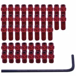 Rivets DMR Flip (pour Pédales Vault) 8 Rivets DMR Flip (pour Pédales Vault) -Promos Pédales et pièces Boutique DMR Flip Pin Set for Vault Pedals Internal Red NotSet DMR PIN VAULT R