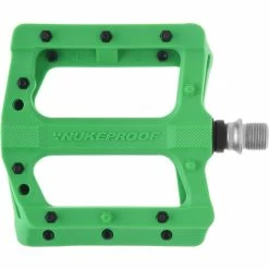 Pédales Plates Nukeproof Neutron EVO (Electron EVO) -Promos Pédales et pièces Boutique Nukeproof Neutron EVO Flat Pedals Grass Green 01