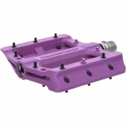 Pédales Plates Nukeproof Neutron EVO (Electron EVO) -Promos Pédales et pièces Boutique Nukeproof Neutron EVO Flat Pedals Mustard Purple 02
