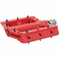 Pédales Plates Nukeproof Neutron EVO (Electron EVO) -Promos Pédales et pièces Boutique Nukeproof Neutron EVO Flat Pedals Mustard Red 02