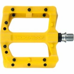 Pédales Plates Nukeproof Neutron EVO (Electron EVO) -Promos Pédales et pièces Boutique Nukeproof Neutron EVO Flat Pedals Mustard Yellow 01201
