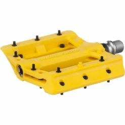 Pédales Plates Nukeproof Neutron EVO (Electron EVO) -Promos Pédales et pièces Boutique Nukeproof Neutron EVO Flat Pedals Mustard Yellow 02201