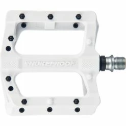 Pédales Plates Nukeproof Neutron EVO (Electron EVO) -Promos Pédales et pièces Boutique Nukeproof Neutron EVO Flat Pedals White 01
