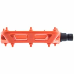 Pédales Plates DMR V6 (plastique) -Promos Pédales et pièces Boutique dmr v6 pedal orange side